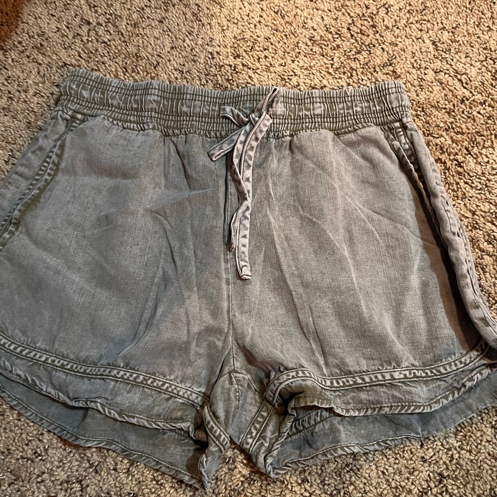 Thread & Supply Washed Gray Casual Shorts